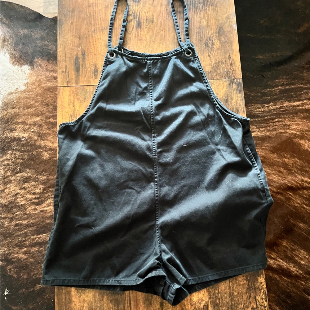 Volcom Black Denim Romper